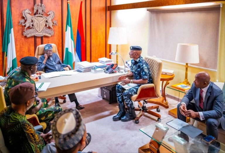 Tinubu and Security chiefs